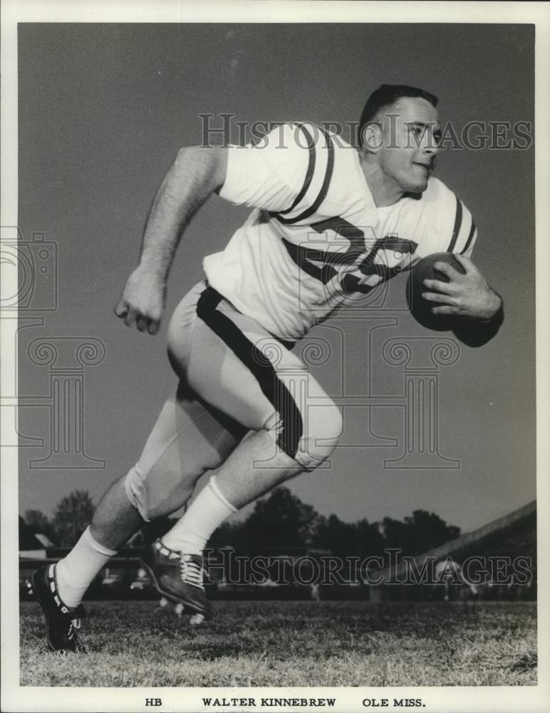 Load image into Gallery viewer, 1964 Press Photo Ole Miss Football Halfback Walter Kinnebrew - nox28148
