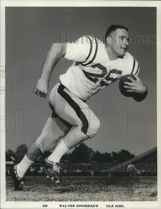 1964 Press Photo Ole Miss Football Halfback Walter Kinnebrew - nox28148
