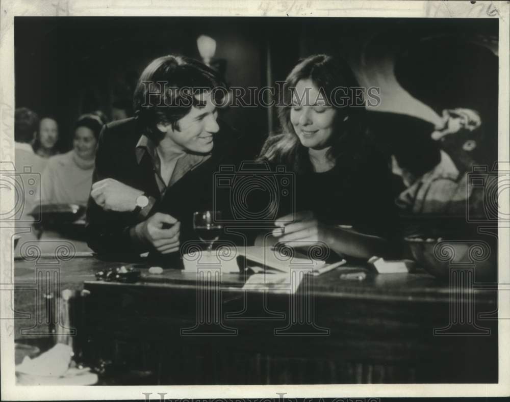 1980 Press Photo Actors Richard Gere & Diane Keaton in "Looking for Mr. Goodbar"