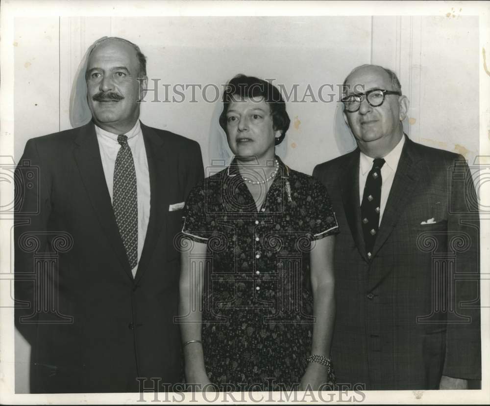 1957 Press Photo New Orleans Group Home Officers - nox28400