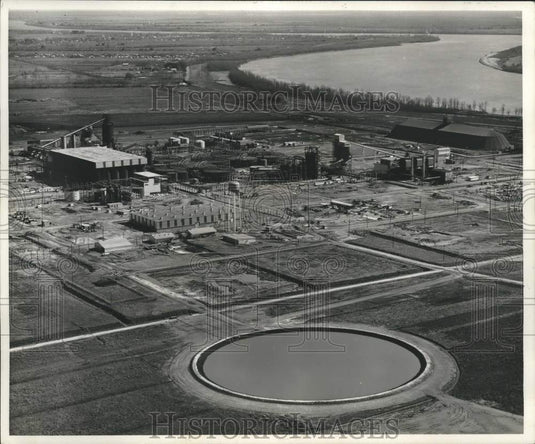 1959 Press Photo The Kaiser Aluminum & Chemical's giant facility in Gramercy