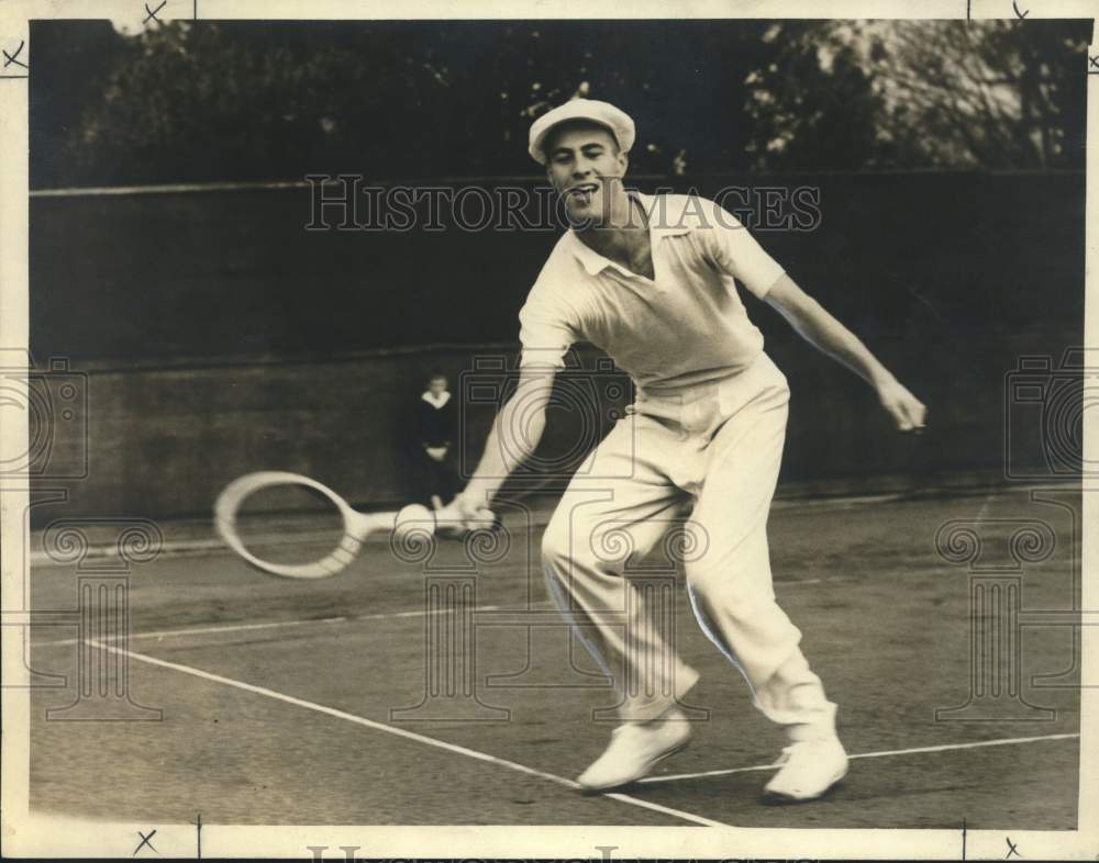 Press Photo Professional Tennis Player Frank Kovacs - nox28582