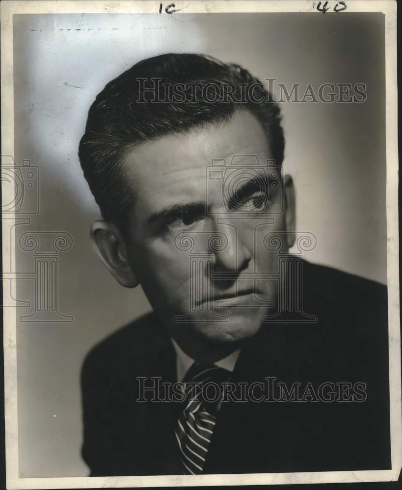 1940 Press Photo Actor Edward Everett Horton of Play "Springtime for Henry"