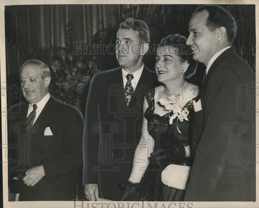 1952 Press Photo Attendees to a dinner honoring Governor-designate Robert Kennon
