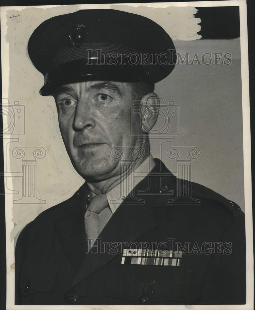 1952 Press Photo Lieutenant Colonel Kenneth M. King, Marine Corps Reserve