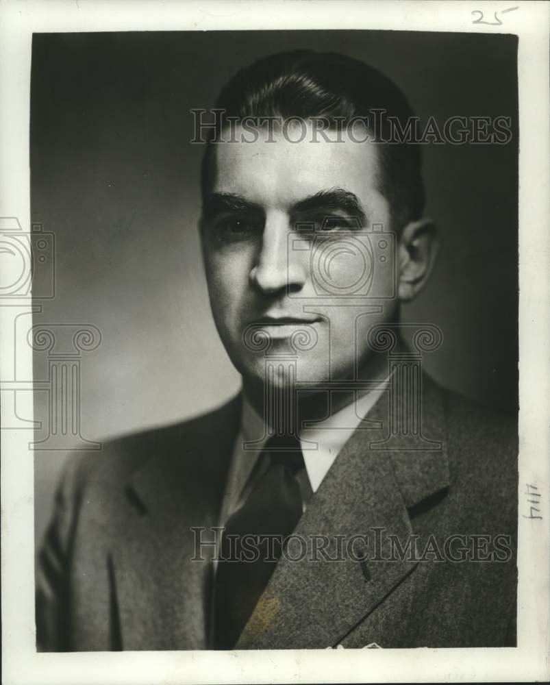 1955 Press Photo American Cancer Society Director Dr. John F.W. King - nox28771