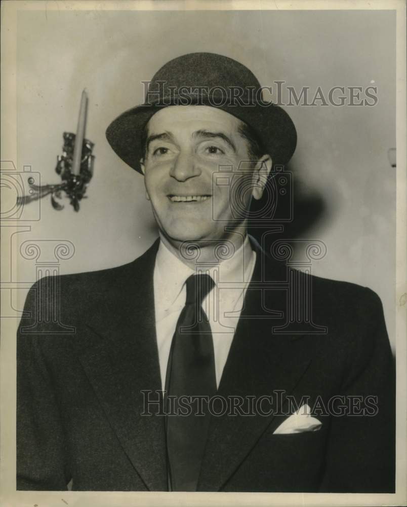 1958 Press Photo Actor Francis Lederer - nox29294- Historic Images