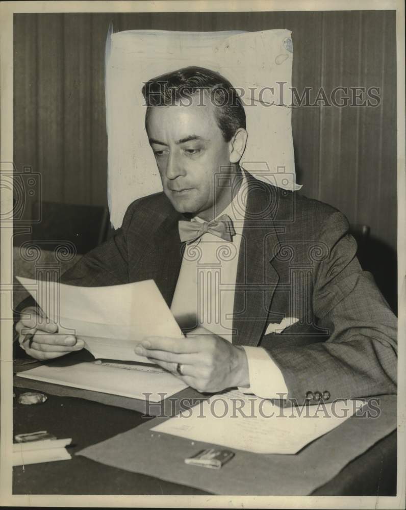 1951 Press Photo Tom Lee - nox29402