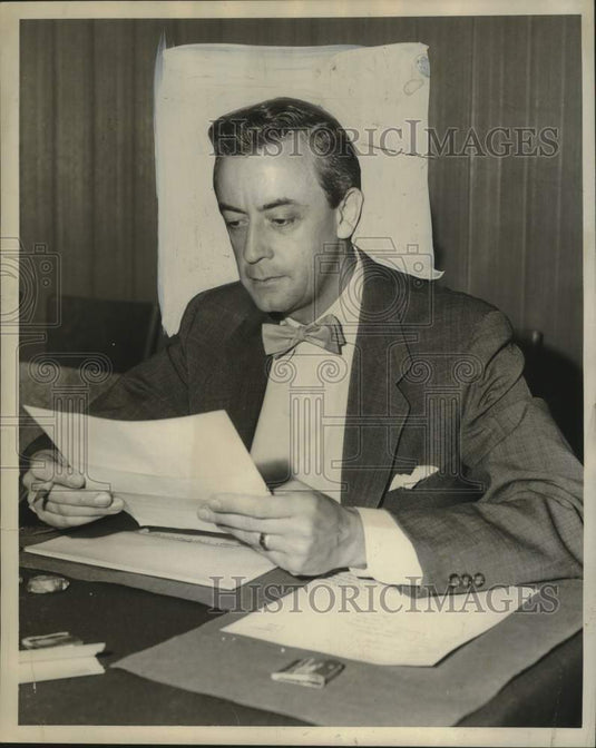 1951 Press Photo Tom Lee - nox29402