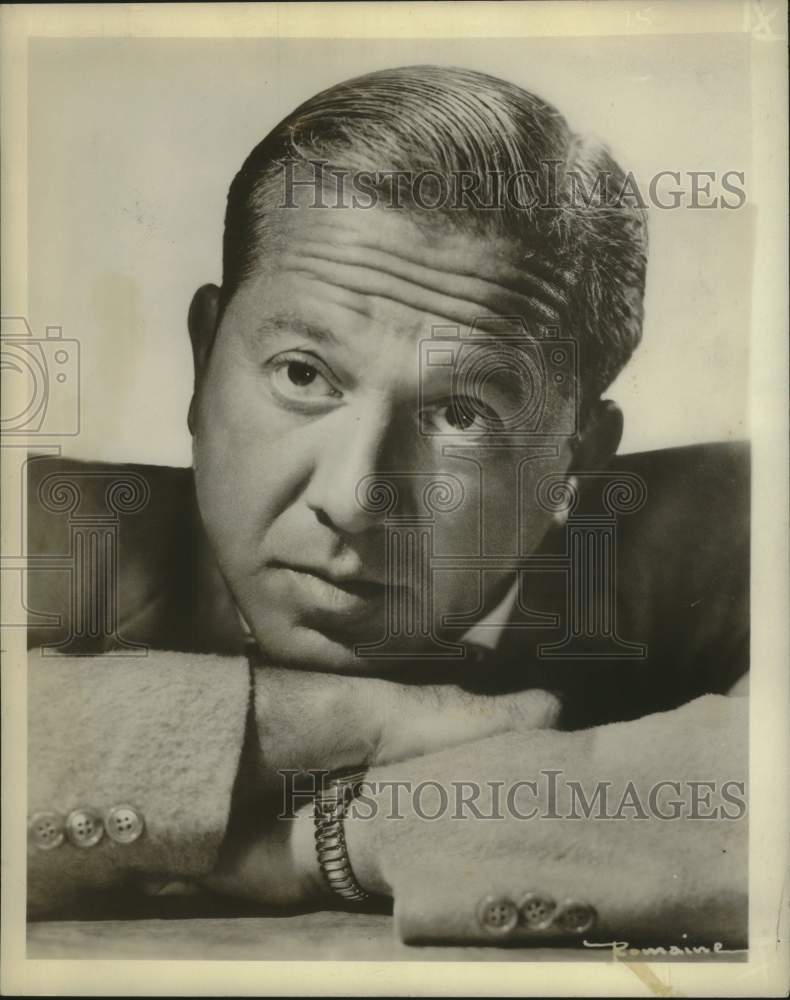 1957 Press Photo Comedian Jerry Lester - nox29480- Historic Images