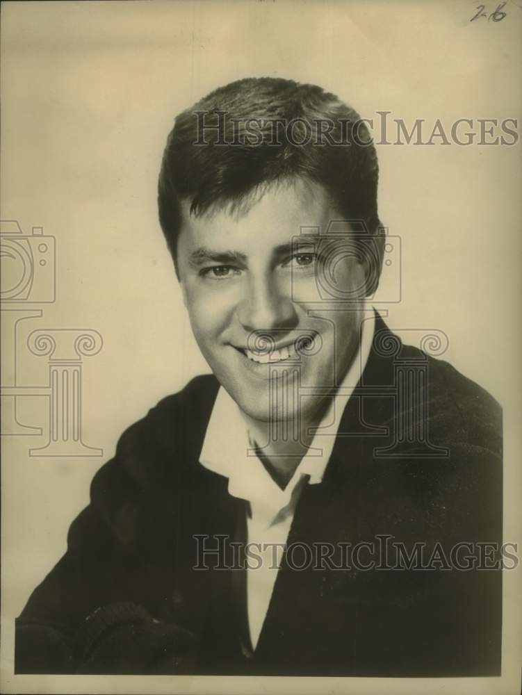 1957 Press Photo Comedian Jerry Lewis - nox29507