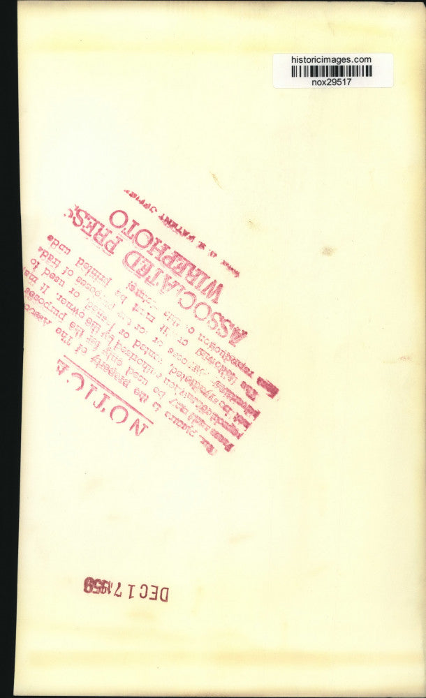 1959 Press Photo United Mine Workers President before House Labor Committee