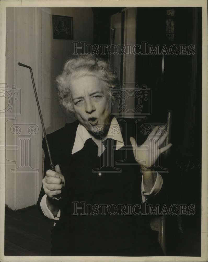 1949 Press Photo Dance Instructor Mrs. Lewis - nox29540