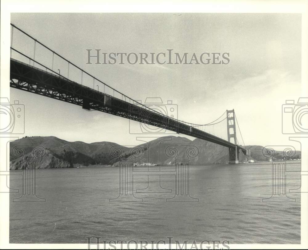 Press Photo The Golden Gate Bridge in San Francisco, California - nox29673