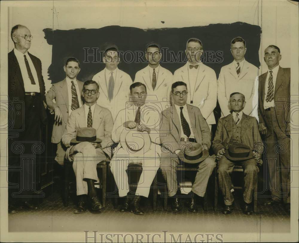 1928 Press Photo Nine Jurors Selected in Sara Kelloway Murder Case - nox29796