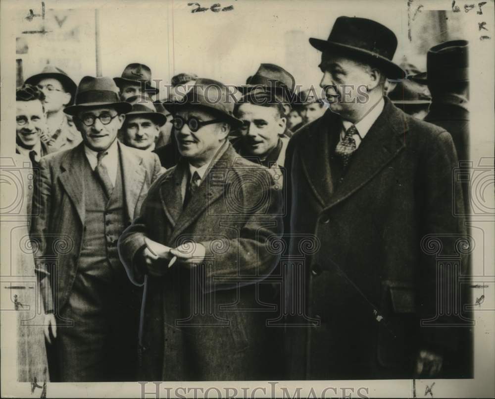 1947 Press Photo Mine Workers Union Leader Arthur Lewis Horner - nox29874