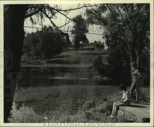 1966 Press Photo Warm Mineral Springs at Hot Wells, Louisiana - nox29883
