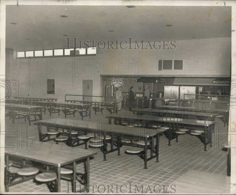 1957 Press Photo Dining Hall at Louisiana Correctional Institute - nox29965