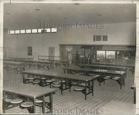 1957 Press Photo Dining Hall at Louisiana Correctional Institute - nox29965