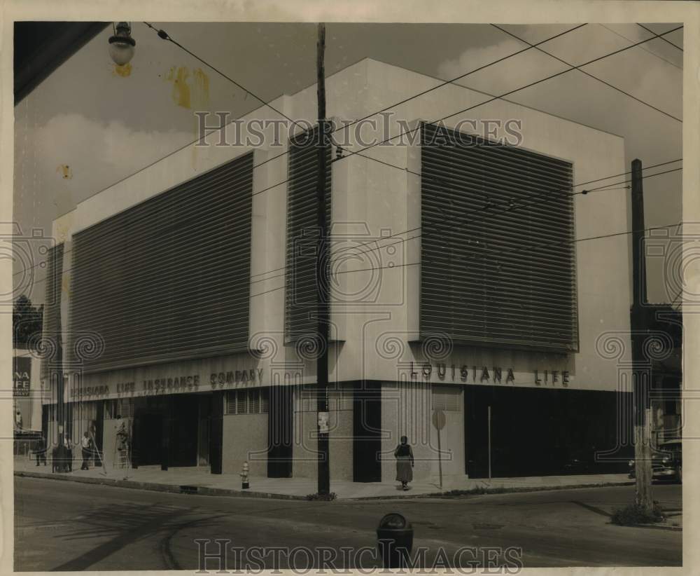 1959 Press Photo Newly Remodeled Louisiana Life Insuance Building, New Orleans- Historic Images