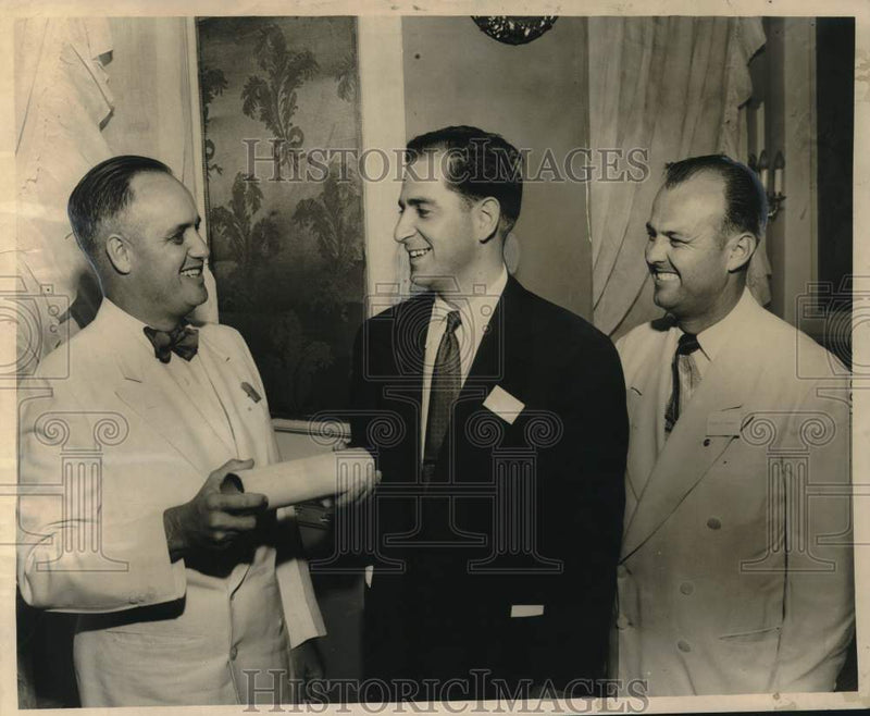 Load image into Gallery viewer, 1950 Press Photo Toastmasters' Young Men's Business Club Gets Charter

