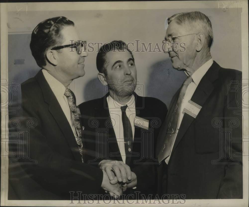 1956 Press Photo Louisiana Baptist Convention Participants, New Orleans