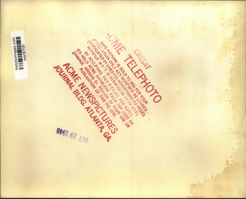 1949 Press Photo KIng Leopold of Belgium and Wife, Princess de Rethy - nox30100