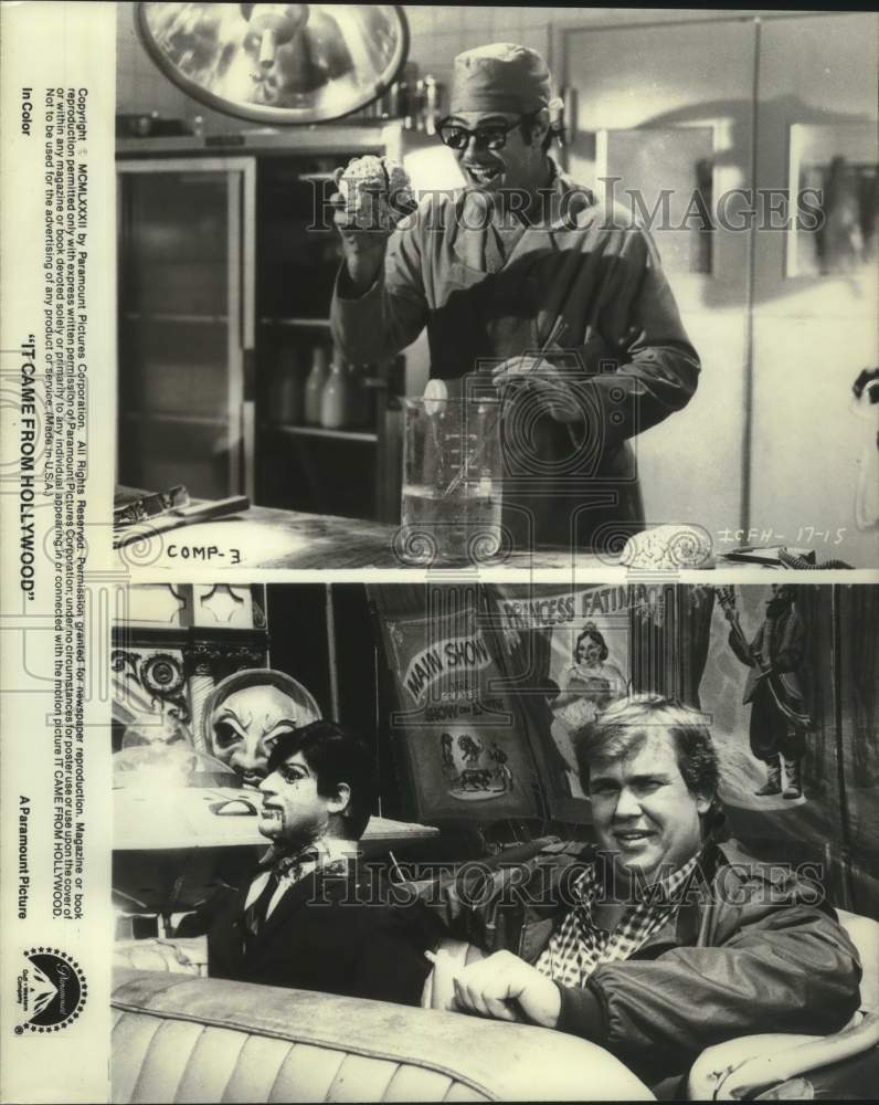 Press Photo Two Photos of Guest Stars in "It Came from Hollywood" - nox30337