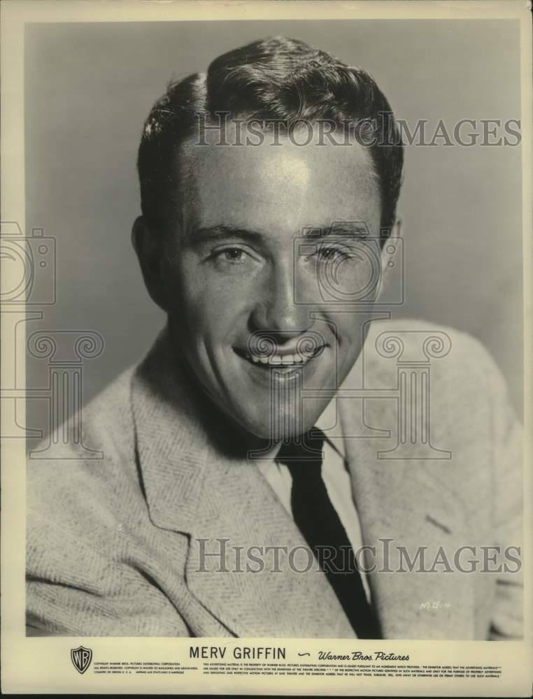 1953 Press Photo TV Host Merv Griffin - nox30413- Historic Images