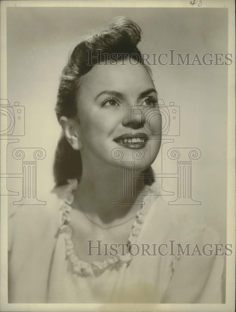 1950 Press Photo Actress Ella Logan of "Showtime, USA" - nox30461