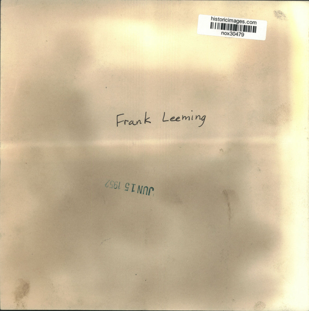 1952 Press Photo Frank Leeming - nox30479