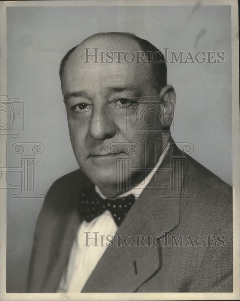 Load image into Gallery viewer, 1954 Press Photo Consul General of Belgium in New Orleans, Charles J. Leonard
