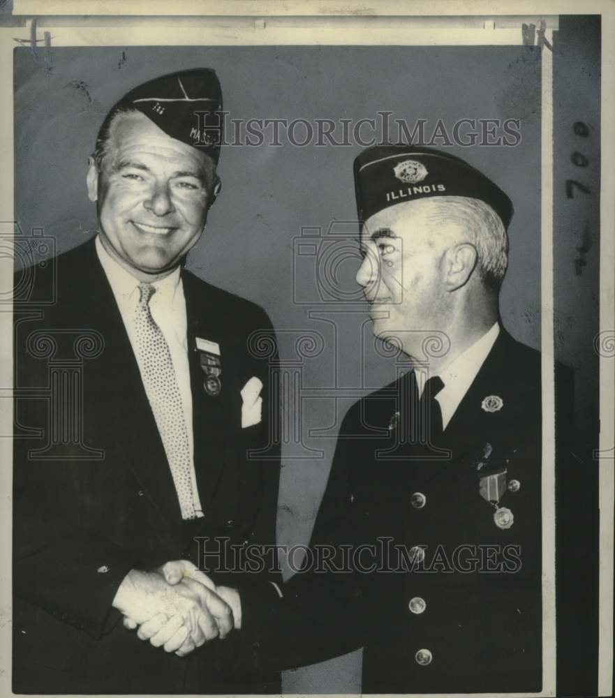 1958 Press Photo UN Delegate Henry Cabot Lodge at American Legion Convention