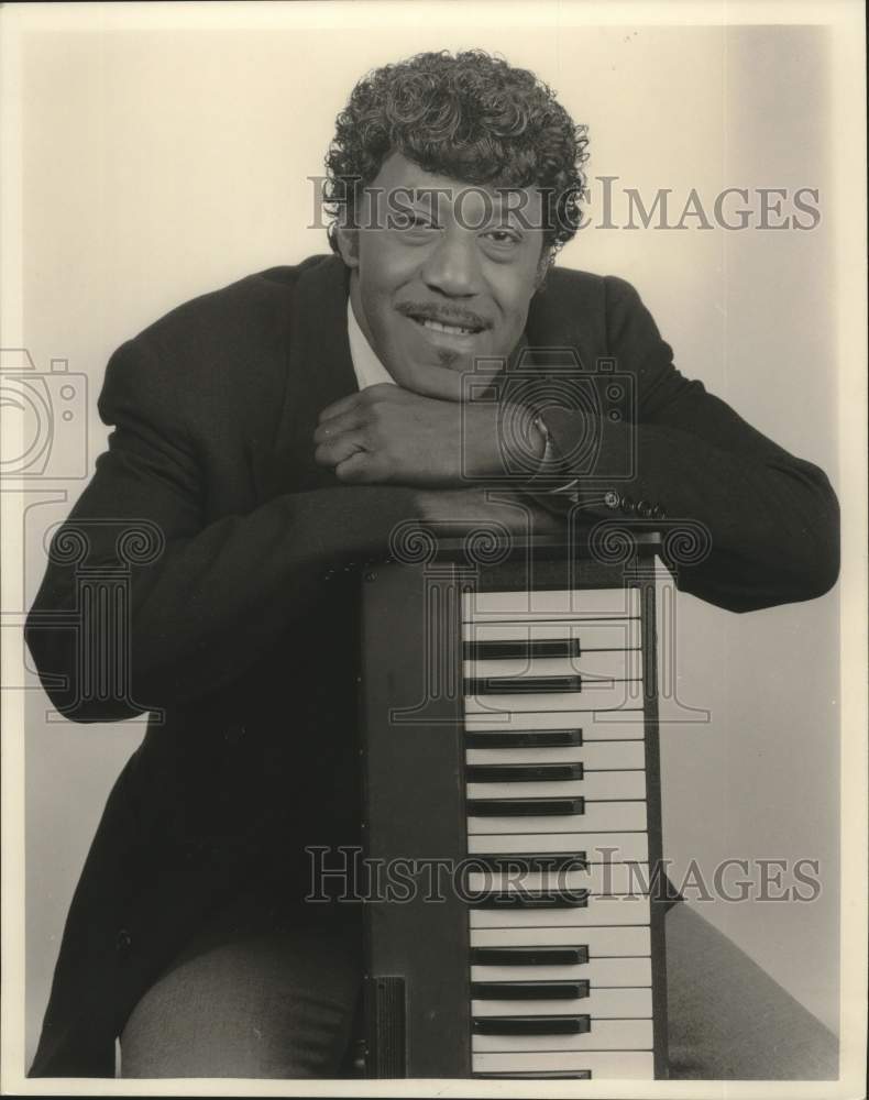Press Photo Blues Keyboardist Ironing Board Sam - nox30590