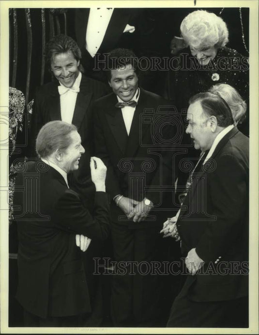 1986 Press Photo Stars gathered for "NBC's 60th Anniversary Celebration"