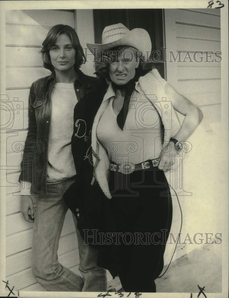 1979 Press Photo Actors Deborah Raffin, Cloris Leachman in "Willa" - nox30771