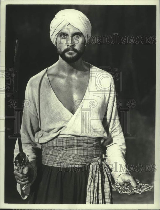 1977 Press Photo John Phillip Law in "The Golden Voyage of Sinbad." - nox31199