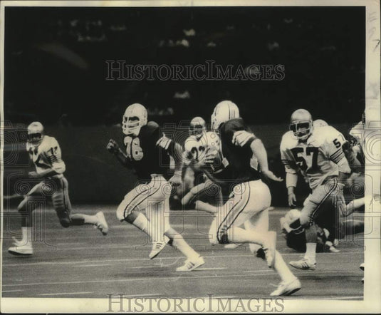 1976 Press Photo Tulane University, Boston College Football Game - nox31639