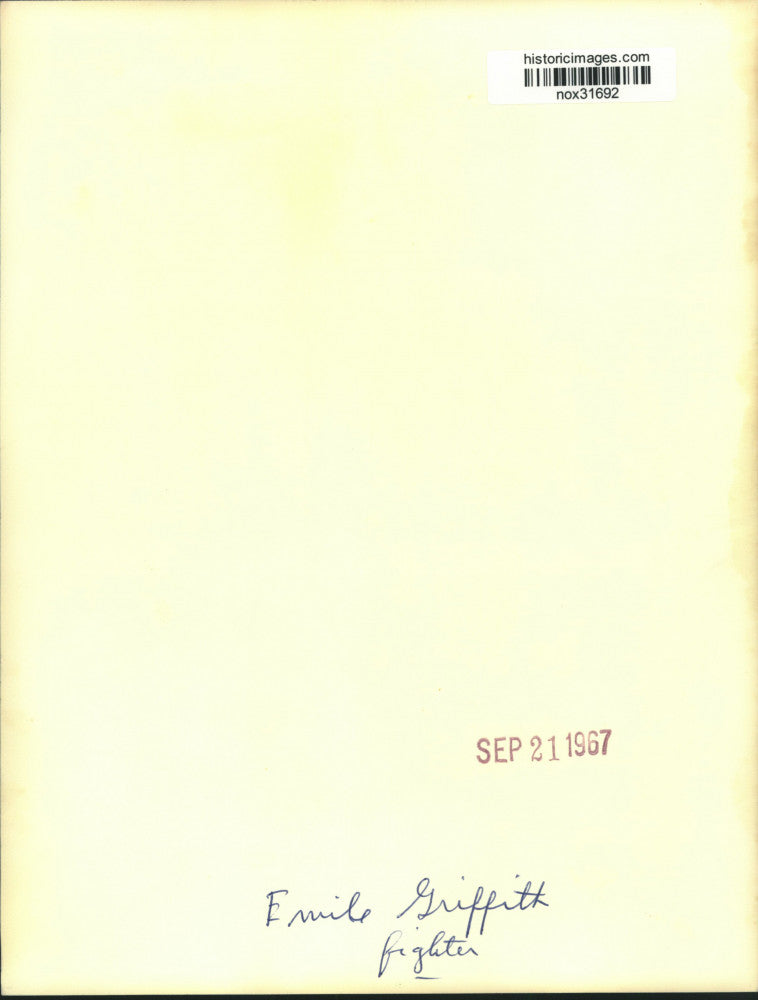 1967 Press Photo Emile Griffith, middleweight boxer. - nox31692