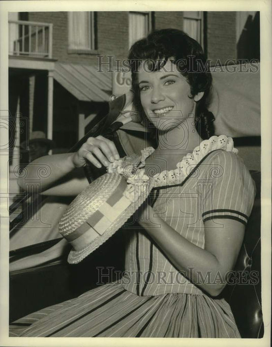 1960 Press Photo Actress Jennifer Lea in "Wichita Town" - nox31817