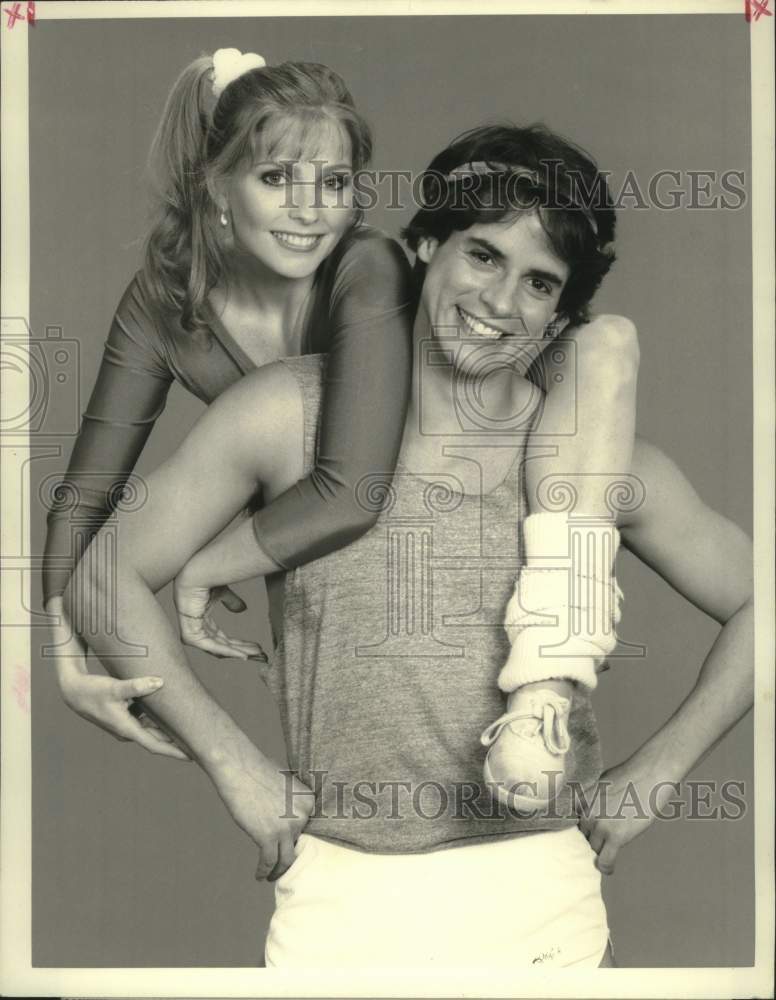 1984 Press Photo "As the World Turns" Actors Terri VandenBosch/Christian LeBlanc