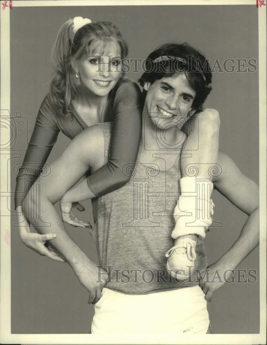 1984 Press Photo "As the World Turns" Actors Terri VandenBosch/Christian LeBlanc