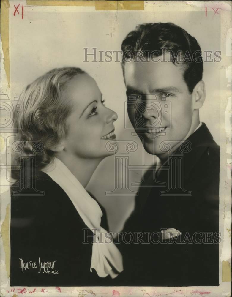 1933 Press Photo Arthur and Florence Lake, movie comedians. - nox31845