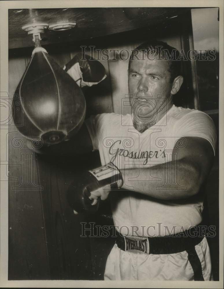 Press Photo Heavyweight Boxer Ingemar Johansson - nox31988