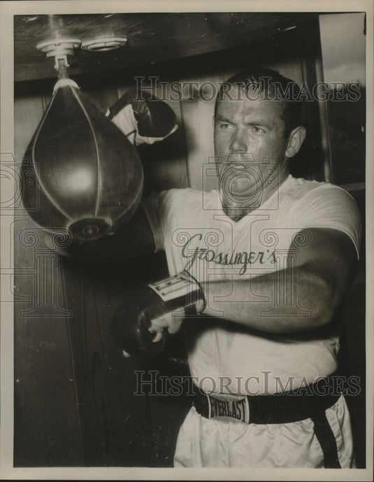 Press Photo Heavyweight Boxer Ingemar Johansson - nox31988