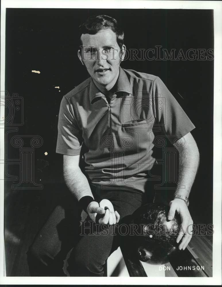 1972 Press Photo Professional Bowler Don Johnson - nox32011