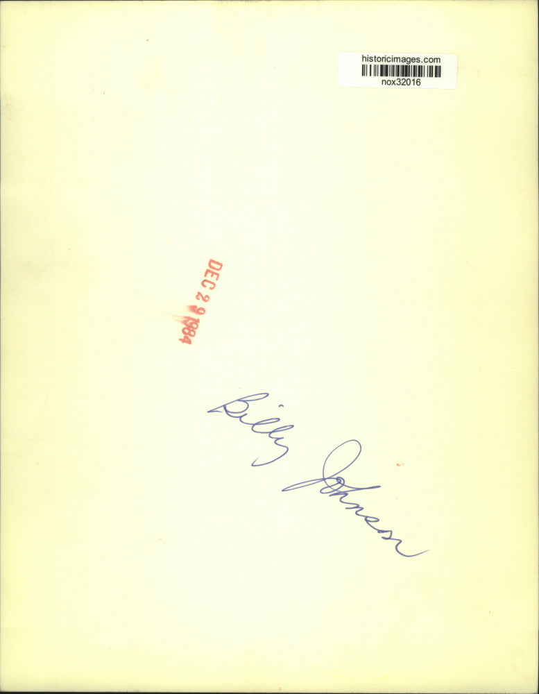 1984 Press Photo Houston Oilers Football Player Billy Johnson in Field Action