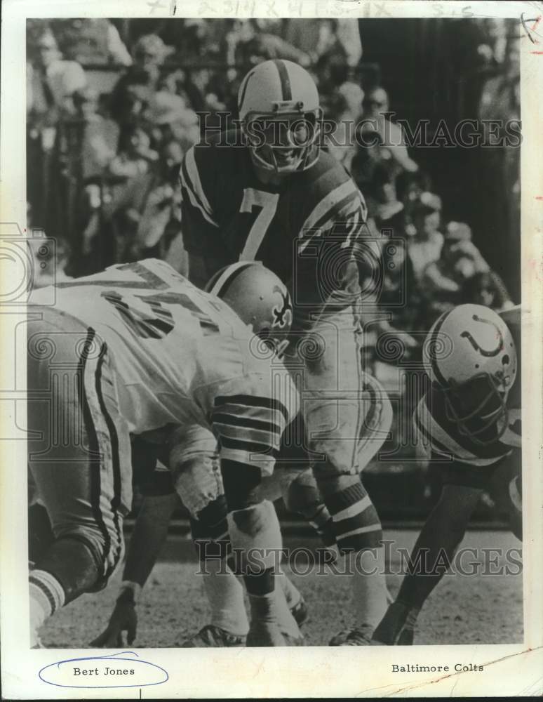 1975 Press Photo Baltimore Colts football player Bert Jones. - nox32034