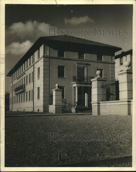 1938 Press Photo Women's Dorm Louise Garig Hall at Louisiana State University- Historic Images