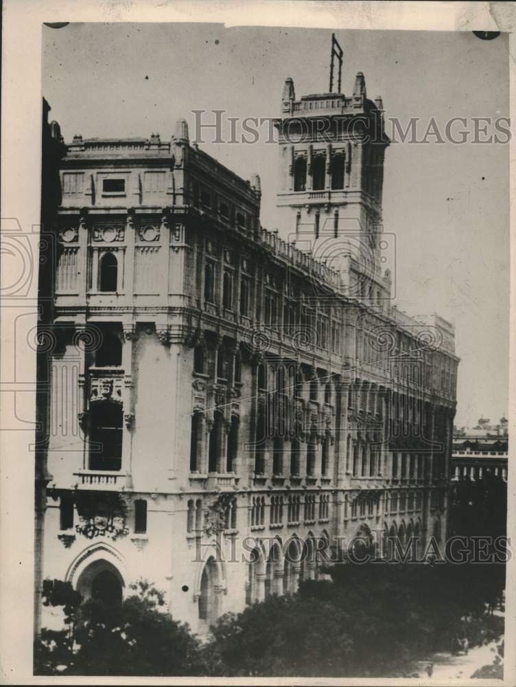 1936 Press Photo The Ministry of Marine, a Government buildings in Spain.